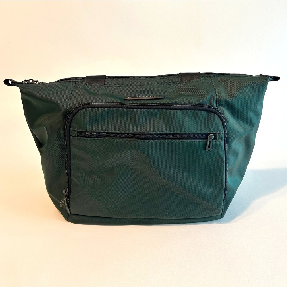 Briggs‎ & Riley Travel Tote Bag Forest Green Ballistic Nylon Organizer